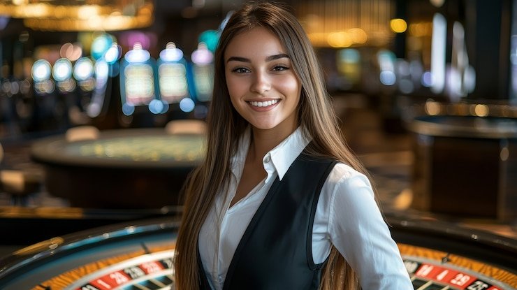 Studio Speed Baccarat kutopup dengan dealer profesional dan kamera multi-sudut menangkap setiap kartu